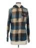 Ocean Current Plaid Teal Long Sleeve Button-Down Shirt Size S - photo 1