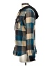 Ocean Current Plaid Teal Long Sleeve Button-Down Shirt Size S - photo 5