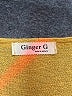 Ginger G. Yellow Short Sleeve Top Size L - photo 7