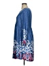 Zanzea Collection Paisley Blue Casual Dress Size XL - photo 5