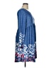 Zanzea Collection Paisley Blue Casual Dress Size XL - photo 4