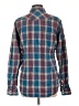 Assorted Brands 100% Cotton Plaid Blue Long Sleeve Button-Down Shirt Size L - photo 2