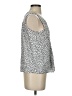 Ann Taylor LOFT 100% Viscose Silver Sleeveless Blouse Size XS - photo 4
