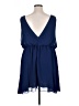 Assorted Brands Solid Blue Casual Dress Size XL (estimated) - photo 2