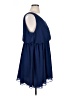 Assorted Brands Solid Blue Casual Dress Size XL (estimated) - photo 4