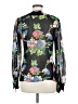 Cacharel Floral Black Long Sleeve Blouse Size EU (FR) 40 / US 8 - photo 2