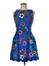 Vince Camuto Floral Blue Cocktail Dress Size 6 (petite) - photo 1
