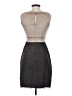 BCBG Paris 100% Silk Color Block Gray Cocktail Dress Size 2 - photo 2