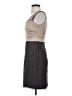 BCBG Paris 100% Silk Color Block Gray Cocktail Dress Size 2 - photo 5