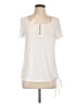Unbranded Ivory Short Sleeve Top Size L - photo 1