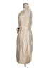 MIKAEL AGHAL Metallic Tan Cocktail Dress Size 6 - photo 5