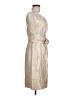 MIKAEL AGHAL Metallic Tan Cocktail Dress Size 6 - photo 4