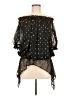 Kenar Black 3/4 Sleeve Blouse Size 8 - photo 1