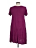 Lyss Loo Solid Burgundy Casual Dress Size L - photo 2