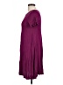 Lyss Loo Solid Burgundy Casual Dress Size L - photo 5