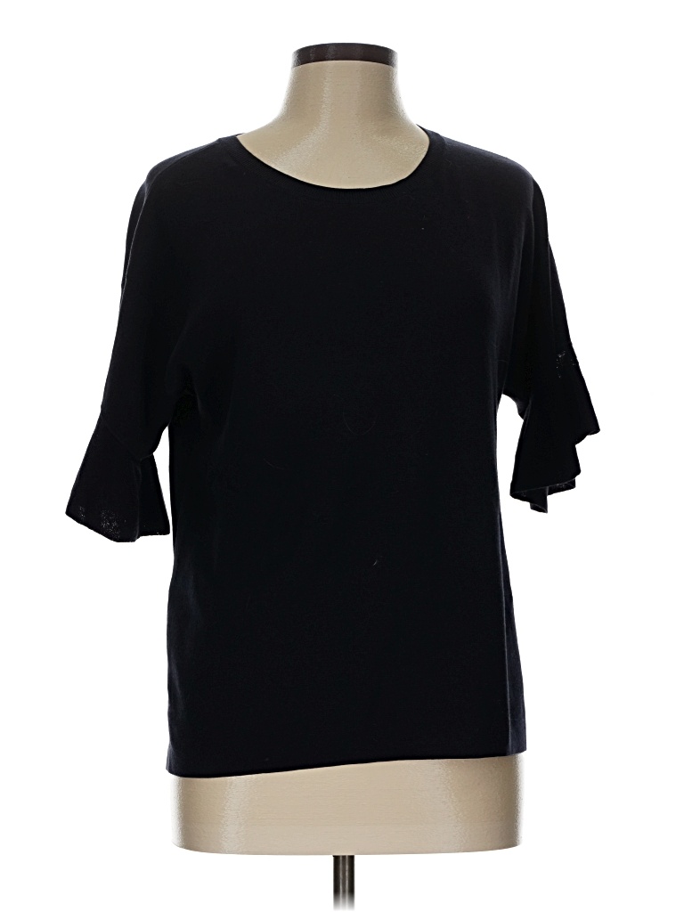 Pre-owned Ann Taylor Cardigan Sweater In Black
