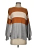 Dress Forum Color Block Gray Pullover Sweater Size S - photo 1