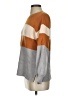 Dress Forum Color Block Gray Pullover Sweater Size S - photo 5