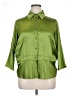i.e. Green 3/4 Sleeve Button-Down Shirt Size 1X - photo 1