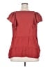 Maurices 100% Rayon Red Short Sleeve Blouse Size 20 (2) - photo 2