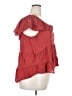 Maurices 100% Rayon Red Short Sleeve Blouse Size 20 (2) - photo 4