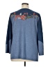 Chico's Paisley Blue Pullover Sweater Size XL (3) - photo 2
