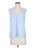 Nine West 100% Polyester Blue Sleeveless Blouse Size XS - photo 1