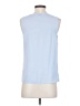 Nine West 100% Polyester Blue Sleeveless Blouse Size XS - photo 2