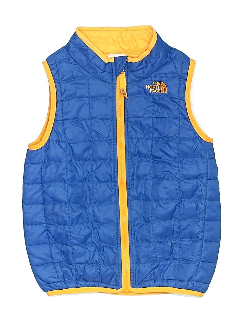 Pre-owned The North Face Kids' Vest In Blue