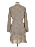 Pink Martini 100% Polyester Animal Print Tan Casual Dress Size L - photo 2