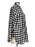 Chaps 100% Cotton Checkered-gingham Black Long Sleeve Button-Down Shirt Size L - photo 4