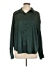Unbranded 100% Polyester Green Long Sleeve Blouse Size L (estimated) - photo 1