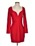 Express Outlet Solid Red Cocktail Dress Size S - photo 1