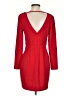 Express Outlet Solid Red Cocktail Dress Size S - photo 2