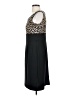 Studio One Animal Print Black Cocktail Dress Size 4 - photo 5