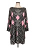 Alfani Chevron-herringbone Black Casual Dress Size L - photo 1