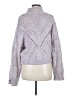 LINE Tweed Purple Pullover Sweater Size M - photo 2