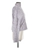 LINE Tweed Purple Pullover Sweater Size M - photo 4