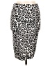 Witchery Animal Print Gray Casual Skirt Size 10 - photo 1