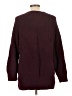 Ellen Tracy Solid Burgundy Pullover Sweater Size L - photo 2