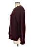 Ellen Tracy Solid Burgundy Pullover Sweater Size L - photo 5