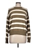 Workshop Republic Clothing Stripes Tan Pullover Sweater Size L - photo 1