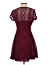 Express 100% Polyester Burgundy Cocktail Dress Size S - photo 2