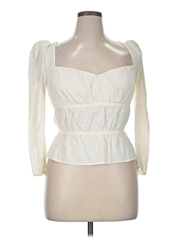 Reformation 3/4 Sleeve Blouse (view 1)