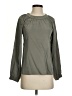 Universal Standard Green Long Sleeve Blouse Size 00-0 (4XS) - photo 1