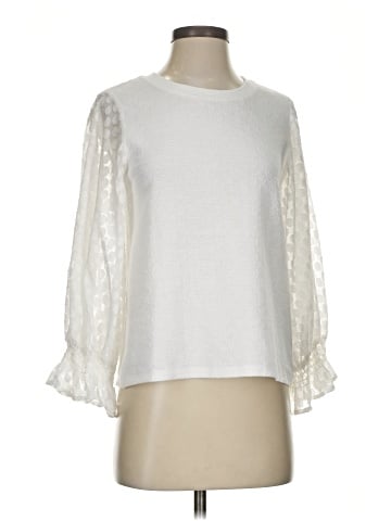 Sunday in Brooklyn Long Sleeve Blouse (view 1)