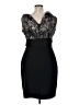AB Studio 100% Polyester Black Cocktail Dress Size 16 - photo 2