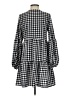 Unbranded Checkered-gingham Black Casual Dress Size S - photo 2