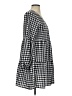 Unbranded Checkered-gingham Black Casual Dress Size S - photo 4