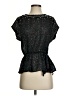 Isani 100% Polyester Black Short Sleeve Blouse Size XS - photo 1